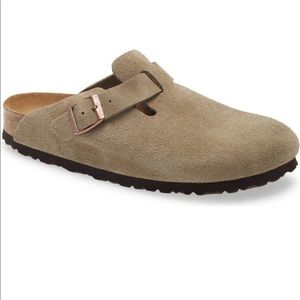 🆕 Birkenstock Boston Soft Footbed Clog - Taupe